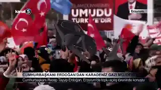 Cumhurbaşkanı Erdoğan’dan Karadeniz Gazı Müjdesi