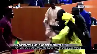 Erkek ve Kadın Milletvekili Birbirine Girdi