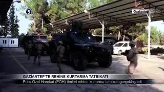 Gaziantep’te Rehine Kurtarma Tatbikatı