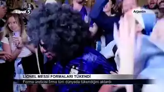 Lionel Messi Formaları Tükendi