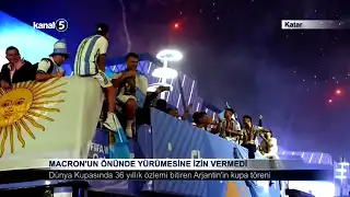 Macron’un Önünde Yürümesine İzin Vermedi