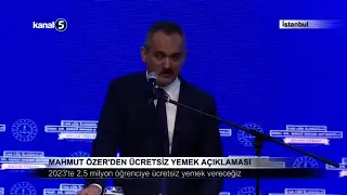Mahmut Özer’den Ücretsiz Yemek Açıklaması