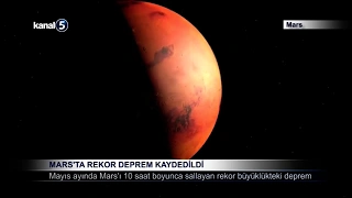 Mars’ta Rekor Deprem Kaydedildi