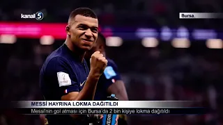 Messi Hayrına Lokma Dağıtıldı