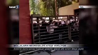 Mollaların Medreseleri Ateşe Veriliyor