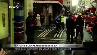 PKK Paris Sokaklarını Birbirine Kattı