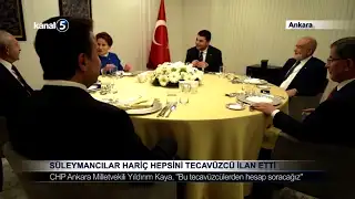 Süleymancılar Hariç Hepsini Tecavüzcü İlan Etti