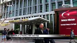 Terörle İltisaklı Bin 668 Kişi