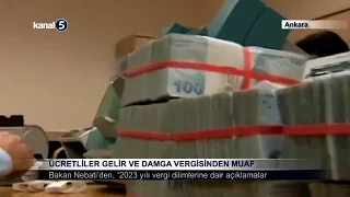 Ücretliler Gelir ve Damga Vergisinden Muaf
