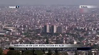 Yabancılar En Çok Antalya’dan Ev Aldı