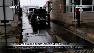 Yunan Ve Bulgar Turistler Edirne’ye Akın Etti