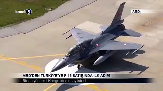 ABD’den Türkiye’ye F-16 Satışında İlk Adım