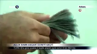 Açlık Sınırı Asgari Ücreti Geçti