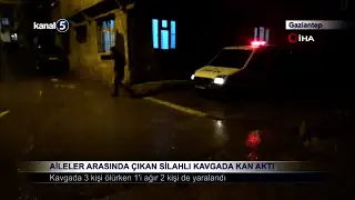 Aileler Arasında Çıkan Silahlı Kavgada Kan Aktı