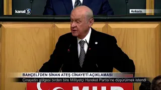 Bahçeli’den Sinan Ateş Cinayeti Açıklaması