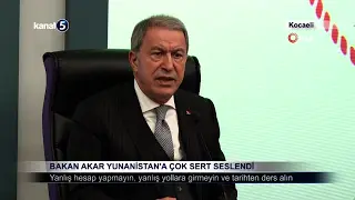 Bakan Akar Yunanistan’a Çok Sert Seslendi