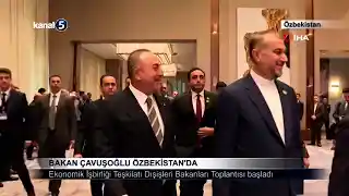 Bakan Çavuşoğlu Özbekistan’da