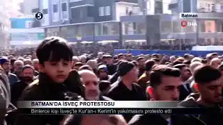 Batman’da İsveç Protestosu