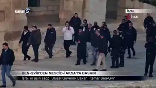 Ben-Gvir’den Mescid-İ Aksa’ya Baskın