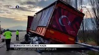 Bursa’da Akılalmaz Kaza