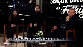 Cumhurbaşkanı Erdoğan’dan İsveç’e Sert Tepki Geldi