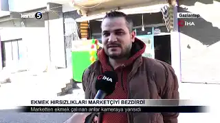 Ekmek Hırsızlıkları Marketçiyi Bezdirdi