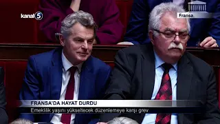 Fransa’da Hayat Durdu