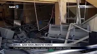 İsrail, Şam Havalimanı’nı Vurdu