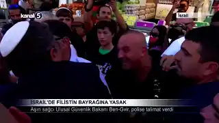 İsrail’de Filistin Bayrağına Yasak