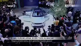 Kamu Kurumlarına 30 Bin Togg Alınacak