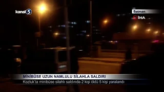 Minibüse Uzun Namlulu Silahla Saldırı