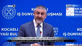 Nebati’den Piyasalara Enflasyon Mesajı