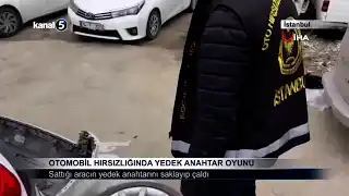 Otomobil Hırsızlığında Yedek Anahtar Oyunu