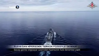 Rusya’dan Hipersonik Tsirkon Füzesiyle Tatbikat