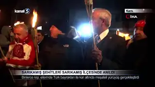 Sarıkamış Şehitleri Sarıkamış İlçesinde Anıldı
