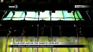 Yıllık Enflasyon Tek Haneye Geriledi