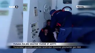 Yunan Zulmü 2022’de Yüzde 57 Arttı