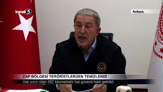 Zap Bölgesi Teröristlerden Temizlendi