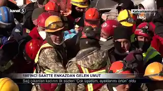 180’İNCİ SAATTE ENKAZDAN GELEN UMUT
