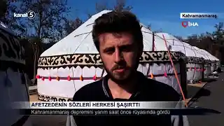 AFETZEDENİN SÖZLERİ HERKESİ ŞAŞIRTTI