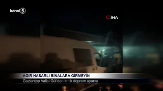 AĞIR HASARLI BİNALARA GİRMEYİN