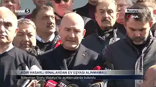 Ağır hasarlı binalardan ev eşyası alınmamalı