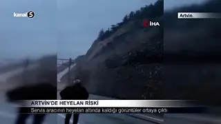 Artvin’de Heyelan Riski