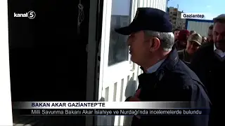 Bakan Akar Gaziantep’te
