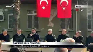 Bakan Kurum Duyurdu