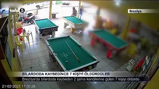 BİLARDODA KAYBEDİNCE 7 KİŞİYİ ÖLDÜRDÜLER