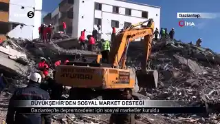 BÜYÜKŞEHİR’DEN SOSYAL MARKET DESTEĞİ