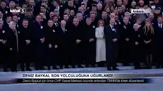 DENİZ BAYKAL SON YOLCULUĞUNA UĞURLANDI