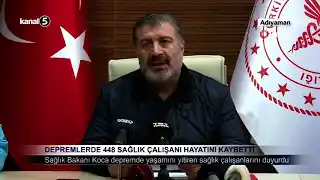 Depremlerde 448 Sağlık Çalışanı Hayatını Kaybetti