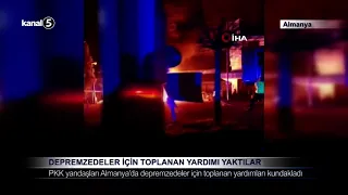 DEPREMZEDELER İÇİN TOPLANAN YARDIMI YAKTILAR